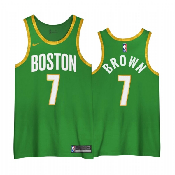 Celtics Jaylen Brown 2020-21 City Edition 3.0 Jerseys