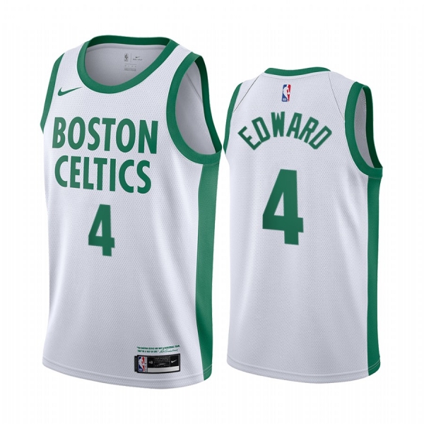 Carsen Edward Boston Celtics 2020-21 White City Edition Jersey New Uniform