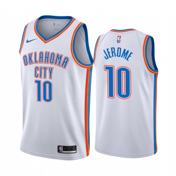 Ty Jerome Oklahoma City Thunder 2020-21 White Association Edition Jersey 2020 Trade