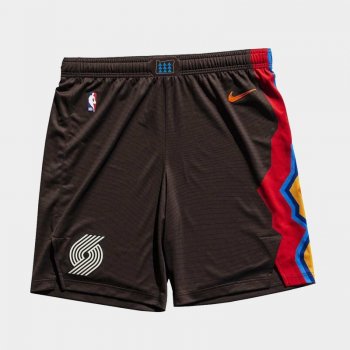 Portland Trail Blazers 2020-21 City Edition Chocolate Shorts