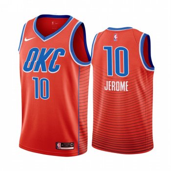 Ty Jerome Oklahoma City Thunder 2020-21 Orange Statement Edition Jersey 2020 Trade