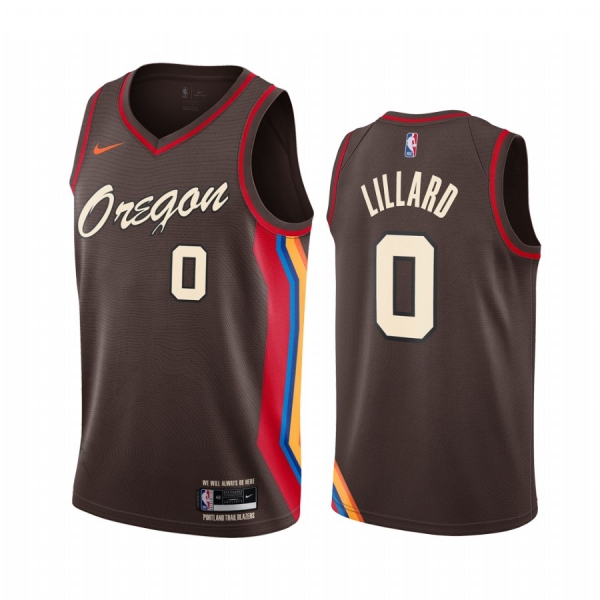 Damian Lillard Portland Trail Blazers Chocolate City Edition Oregon 2020-21 Jersey