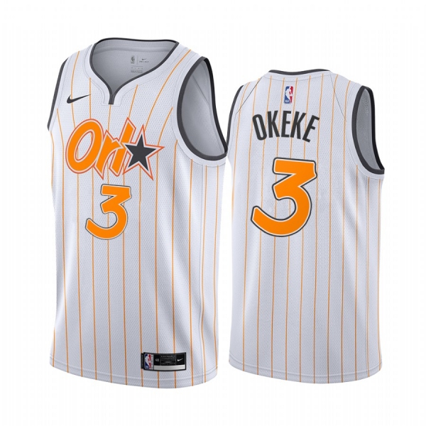 Chuma Okeke Orlando Magic 2020-21 White City Edition Jersey 2019 Draft