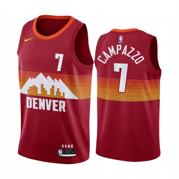 Facundo Campazzo Denver Nuggets 2020-21 Orange City Edition Jersey 2020 Trade