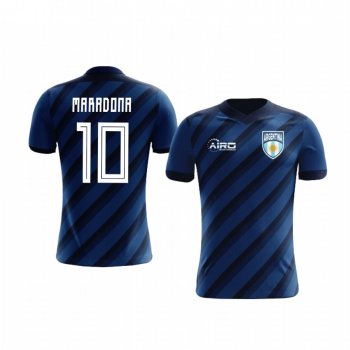 Argentina Diego Maradona Navy Away Jersey 2020-2021 Men's