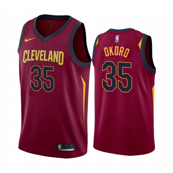 Isaac Okoro Cleveland Cavaliers 2020-21 Wine Icon Jersey 2020 NBA Draft