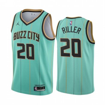 Grant Riller Charlotte Hornets 2020-21 Mint Green City Jersey 2020 NBA Draft