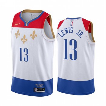 Kira Lewis Jr. New Orleans Pelicans 2020-21 White City Jersey 2020 NBA Draft