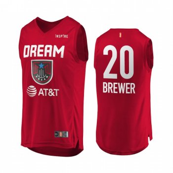 Brittany Brewer WNBA Replica 2020 Draft Red Jersey