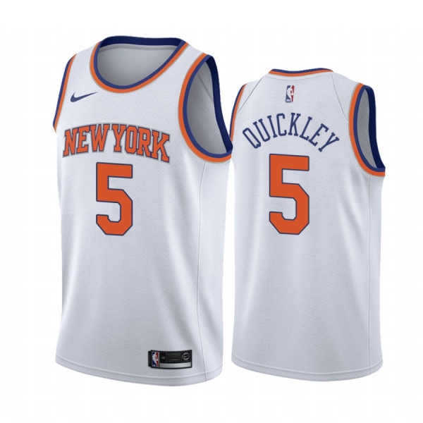 Immanuel Quickley New York Knicks 2020-21 White Association Jersey 2020 NBA Draft