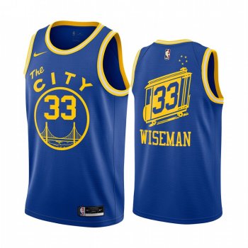 James Wiseman 2020 NBA Draft Golden State Warriors Royal Classic Jersey