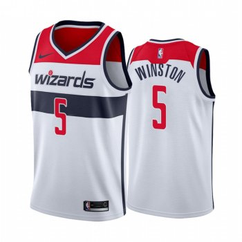 Cassius Winston Washington Wizards 2020-21 White Association Jersey 2020 NBA Draft