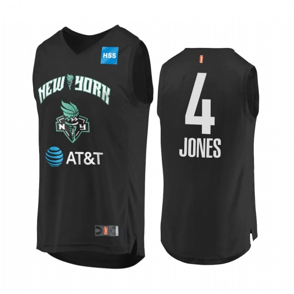 Jazmine Jones WNBA 2020 Draft Replica Player Black Jersey