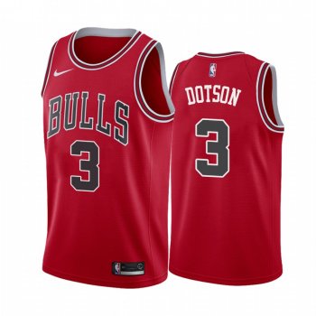 Devon Dotson Chicago Bulls 2020-21 Red Icon Jersey 2020 NBA Draft