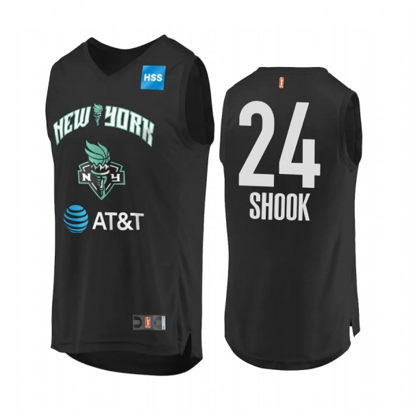 Kylee Shook WNBA 2020 Draft Replica Player Black Jersey