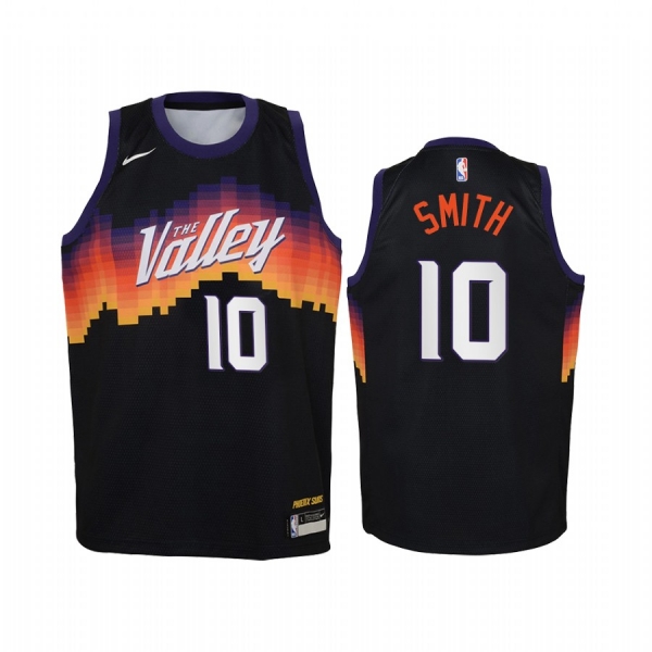 Youth Phoenix Suns Jalen Smith 2020-21 City Black Jersey - 2020 NBA Draft