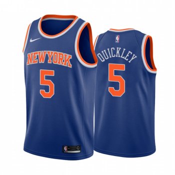 Immanuel Quickley New York Knicks 2020-21 Blue Icon Jersey 2020 NBA Draft