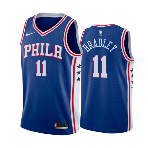 Tony Bradley Philadelphia 76ers 2020-21 Blue Icon Jersey 2020 NBA Draft