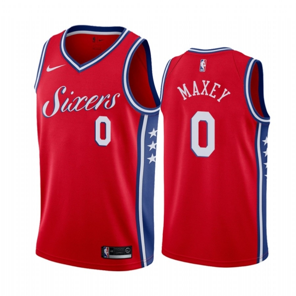 Tyrese Maxey Philadelphia 76ers 2020-21 Red Statement Jersey 2020 NBA Draft