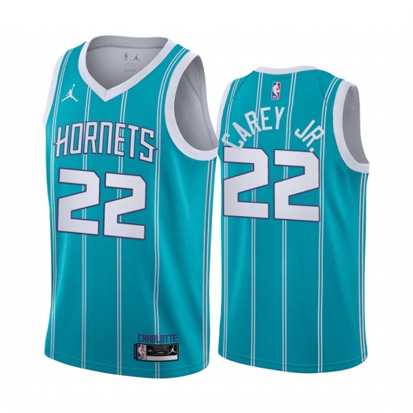 Vernon Carey Jr. Charlotte Hornets 2020-21 Teal Icon Jersey 2020 NBA Draft