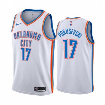 Aleksej Pokusevski Oklahoma City Thunder 2020-21 White Association Jersey 2020 NBA Draft