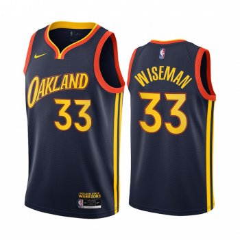 James Wiseman Golden State Warriors 2020-21 Black City Jersey 2020 NBA Draft