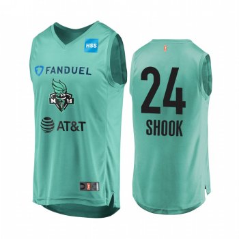 Kylee Shook WNBA Draft 2020 Replica Player Mint Green Jersey