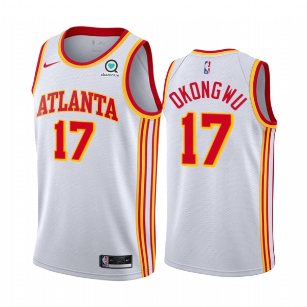 Onyeka Okongwu 2020 NBA Draft Atlanta Hawks White Association Jersey