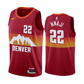 Zeke Nnaji Denver Nuggets 2020-21 Orange City Edition Jersey 2020 NBA Draft