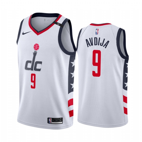 Deni Avdija Washington Wizards 2020-21 White City Jersey 2020 NBA Draft