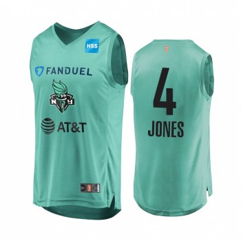 Jazmine Jones WNBA Draft 2020 Replica Player Mint Green Jersey