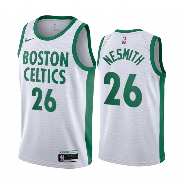 Aaron Nesmith Boston Celtics 2020-21 White City Jersey 2020 NBA Draft