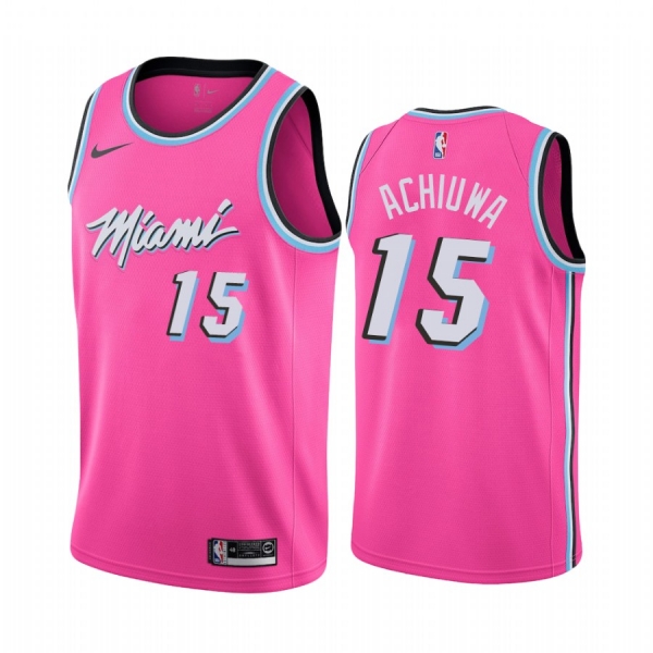 Precious Achiuwa Miami Heat 2020-21 Pink Earned Jersey 2020 NBA Draft