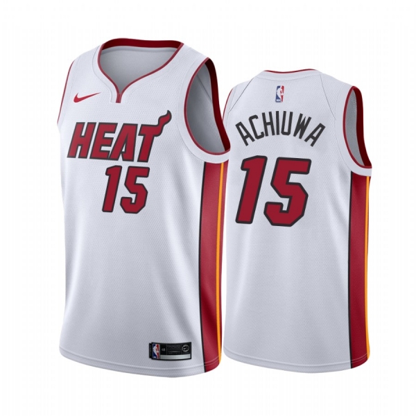 Precious Achiuwa Miami Heat 2020-21 White Association Jersey 2020 NBA Draft