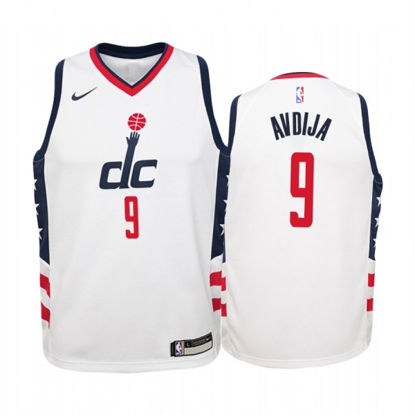 Youth Deni Avdija Washington Wizards White City Jersey 2020 NBA Draft