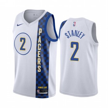 Cassius Stanley Indiana Pacers 2020-21 White City Jersey 2020 NBA Draft