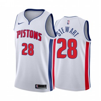 Isaiah Stewart 2020 NBA Draft Detroit Pistons White Association Jersey