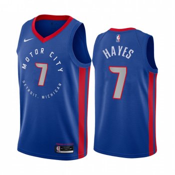 Killian Hayes Detroit Pistons 2020-21 Navy City Jersey 2020 NBA Draft