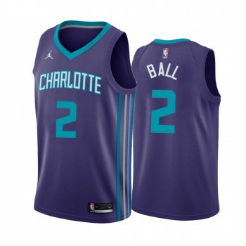 LaMelo Ball Charlotte Hornets 2020-21 Purple Statement Jersey 2020 NBA Draft