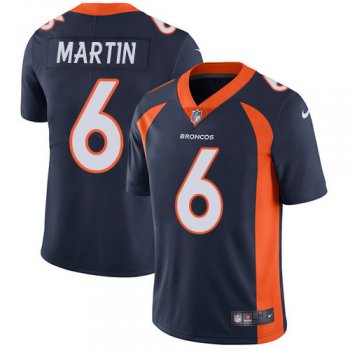 Youth Nike Broncos #6 Sam Martin Navy Blue Alternate Stitched NFL Vapor Untouchable Limited Jersey