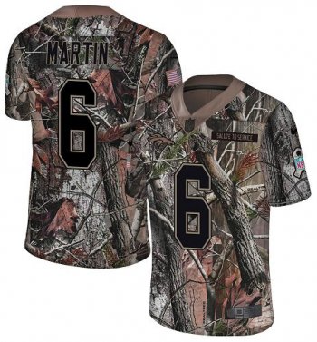 Nike Broncos #6 Sam Martin Camo Men's Stitched NFL Limited Rush Realtree Jersey