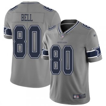 Youth Nike Cowboys #80 Blake Bell Gray Stitched NFL Limited Inverted Legend Jersey