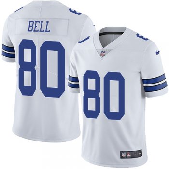 Youth Nike Cowboys #80 Blake Bell White Stitched NFL Vapor Untouchable Limited Jersey