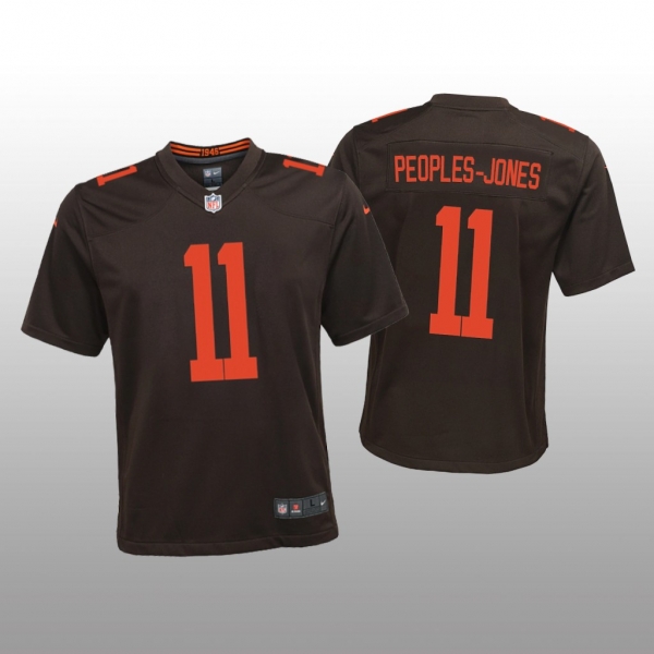 Youth Cleveland Browns Donovan Peoples-Jones Brown Jersey Alternate Game