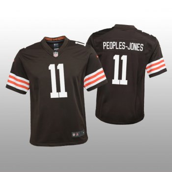 Youth Cleveland Browns Donovan Peoples-Jones Brown Jersey Game