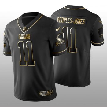 Cleveland Browns Donovan Peoples-Jones Black Jersey Golden Edition Men's