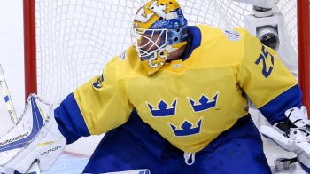 Team Sweden #25 Jacob Markstrom Yellow Stitched NHL Jersey