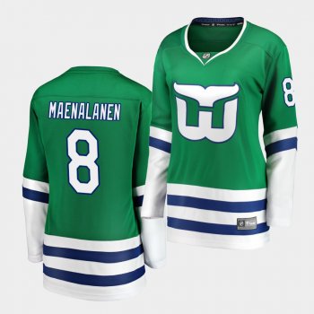 Women's Saku Maenalanen Hurricanes #8 Whalers Night Breakaway Jersey