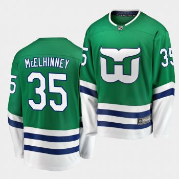 Curtis McElhinney #35 Hurricanes Whalers Night Green Breakaway Jersey