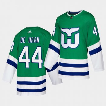 Calvin de Haan #44 Hurricanes Whalers Night Adidas Green Jersey